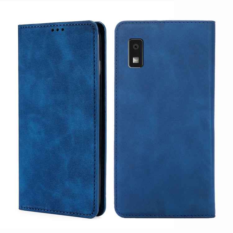 Skin Feel Magnetic Leather Phone Case, For Sharp Aquos R10, For Sharp Aqous wish5, For Sharp Aquos Wish4, For Sharp Aquos R9, For Sharp Aquos Sense 8, For Sharp Aquos R8 Pro SH-51, For Sharp Aquos R8 SH-52D, For Sharp Aqous Wish3
