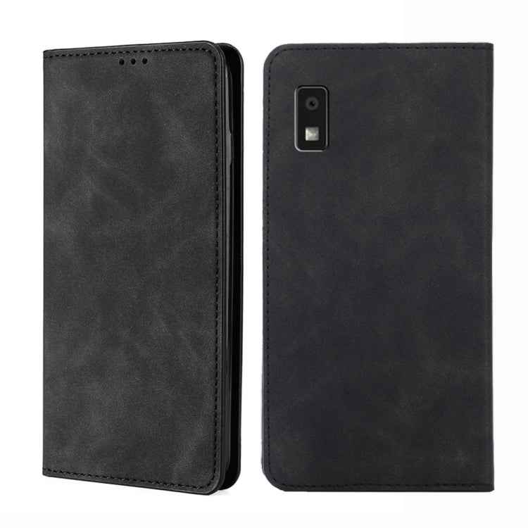 Skin Feel Magnetic Leather Phone Case, For Sharp Aquos R10, For Sharp Aqous wish5, For Sharp Aquos Wish4, For Sharp Aquos R9, For Sharp Aquos Sense 8, For Sharp Aquos R8 Pro SH-51, For Sharp Aquos R8 SH-52D, For Sharp Aqous Wish3