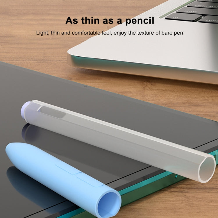 Jelly Style Translucent Silicone Protective Pen Case