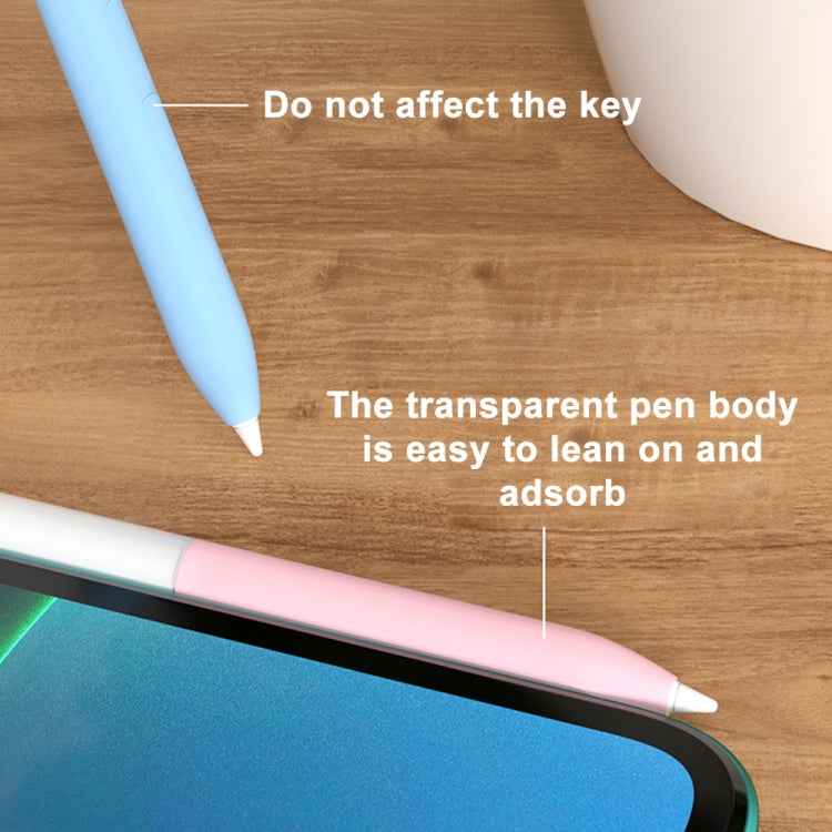 Jelly Style Translucent Silicone Protective Pen Case