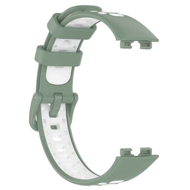 Two Color Silicone Watch Band