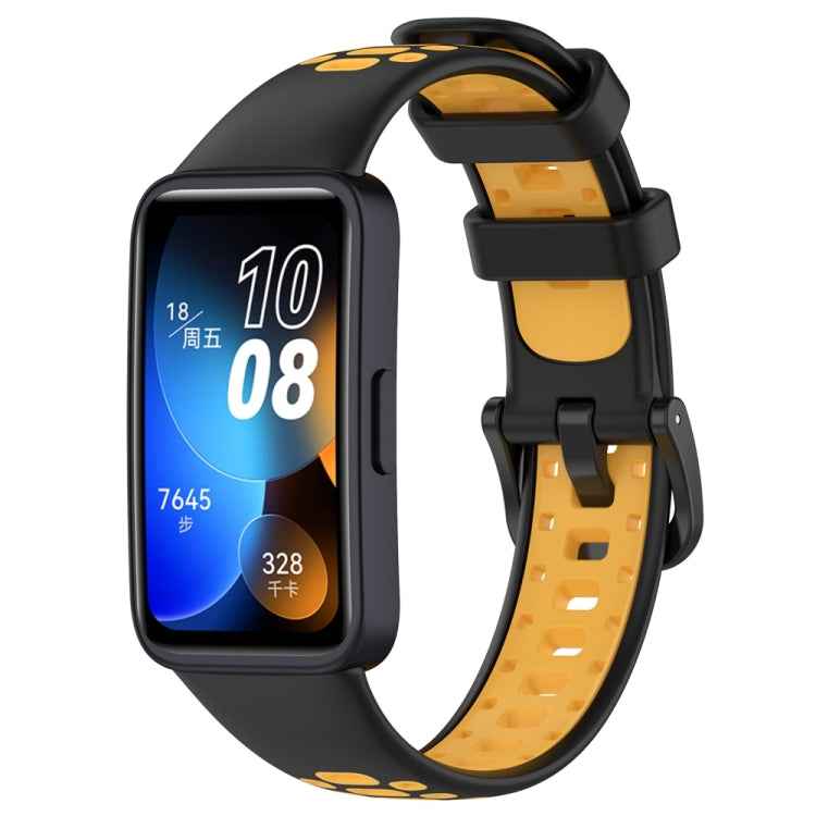 Two Color Silicone Watch Band
