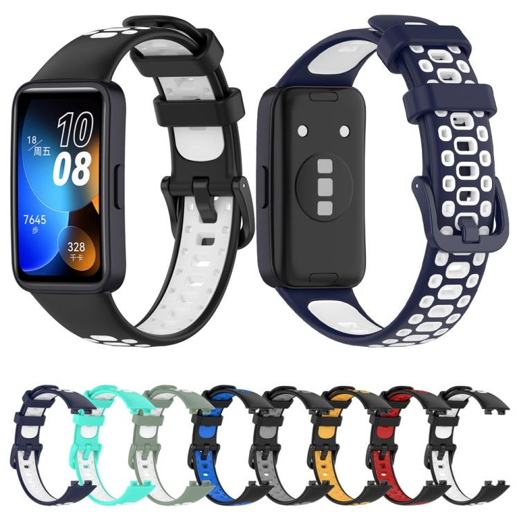 Two Color Silicone Watch Band