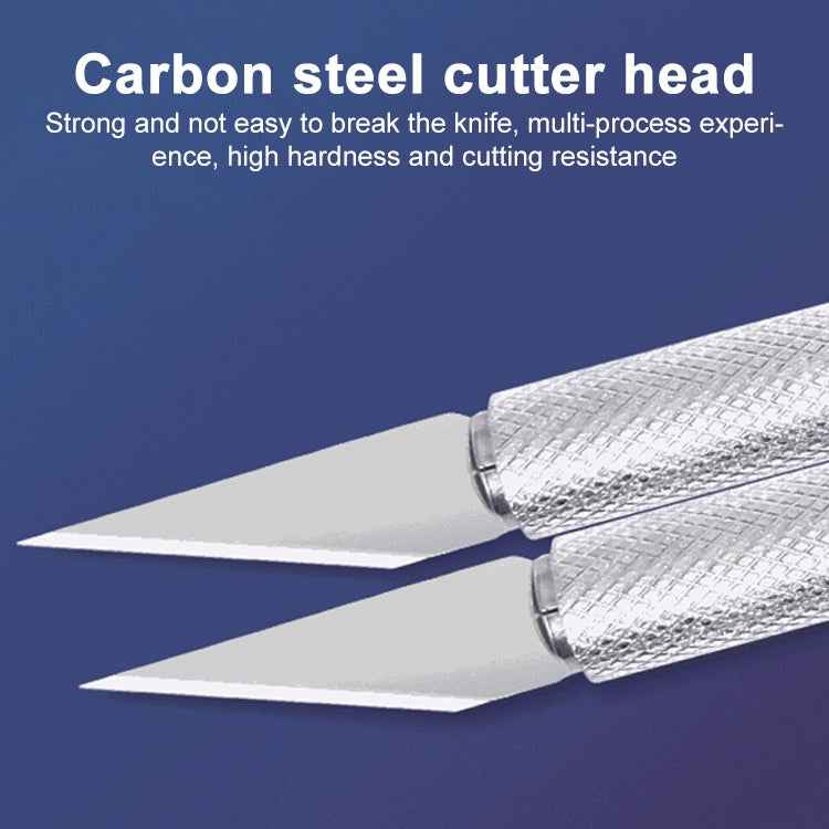 6 in 1 Aluminum Alloy DIY Carving Tool Handmade Pen Knife