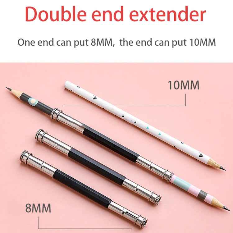 Adjustable Wooden Double Ended Pencil Extender To Lengthen The Pen Barrel