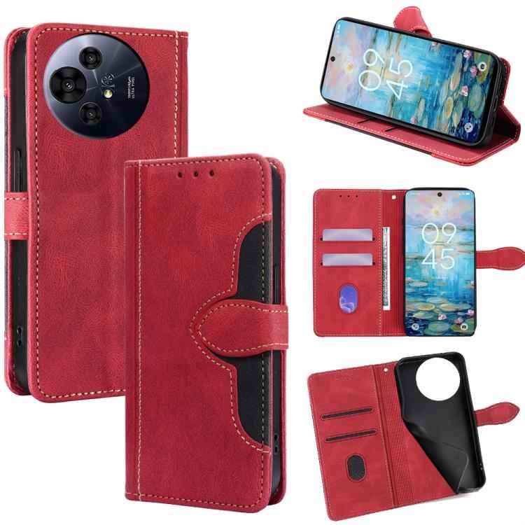 Skin Feel Magnetic Buckle Leather Phone Case