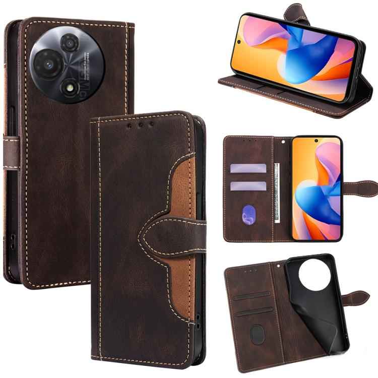 Skin Feel Magnetic Buckle Leather Phone Case