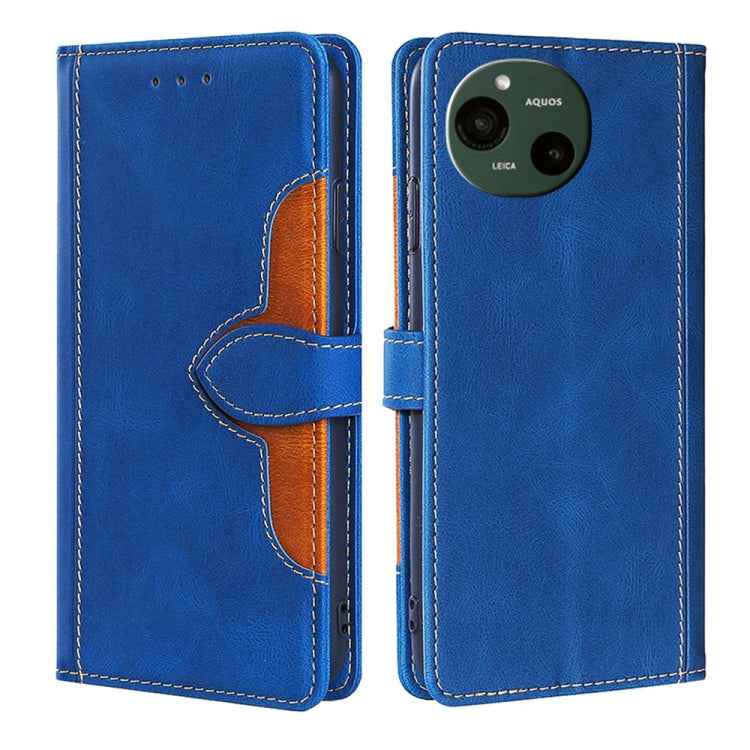 Skin Feel Magnetic Buckle Leather Phone Case, For Sharp Aquos R10, For Sharp Aqous wish5, For Sharp Aqous Wish4, For Sharp Aquos R9, For Sharp Aquos R8 Pro SH-51, For Sharp Aquos R8 SH-52D, For Sharp Aqous Wish3