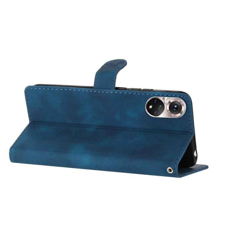 Flower Butterfly Embossing Pattern Leather Phone Case, For Honor 50