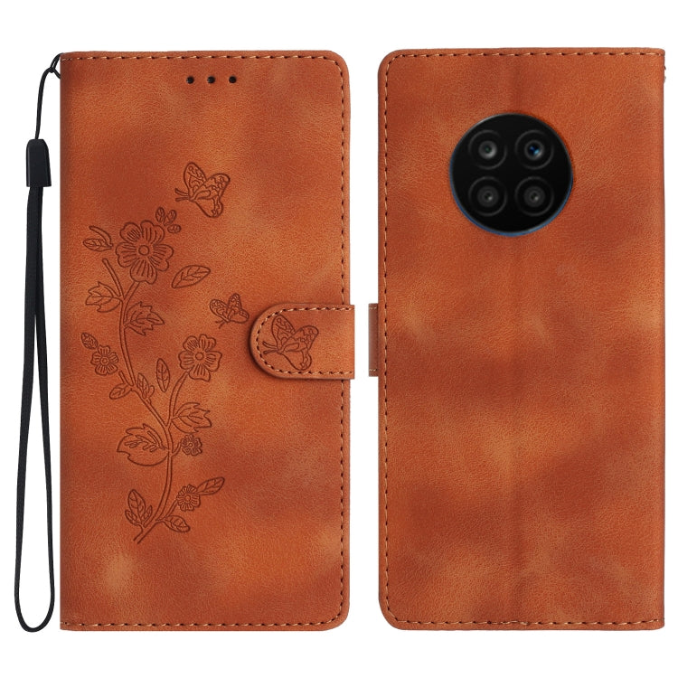 Flower Butterfly Embossing Pattern Leather Phone Case, For Honor 200 Lite Global, For Honor 90 Lite, For Honor 90 Pro, For Honor 90, For Honor 70, For Honor X7 / Play 30 Plus, For Honor X8 / X30i, For Honor 50 Lite