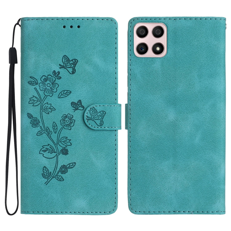 Flower Butterfly Embossing Pattern Leather Phone Case, For Honor 200 Lite Global, For Honor 90 Lite, For Honor 90 Pro, For Honor 90, For Honor 70, For Honor X7 / Play 30 Plus, For Honor X8 / X30i, For Honor 50 Lite