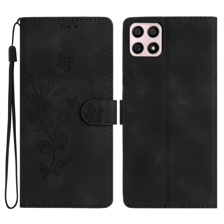 Flower Butterfly Embossing Pattern Leather Phone Case, For Honor 200 Lite Global, For Honor 90 Lite, For Honor 90 Pro, For Honor 90, For Honor 70, For Honor X7 / Play 30 Plus, For Honor X8 / X30i, For Honor 50 Lite