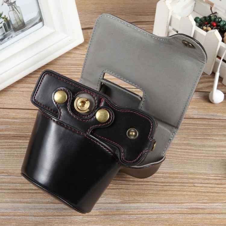 Full Body Magnetic Leather Camera Case Bag with Strap, Deluxe Edition