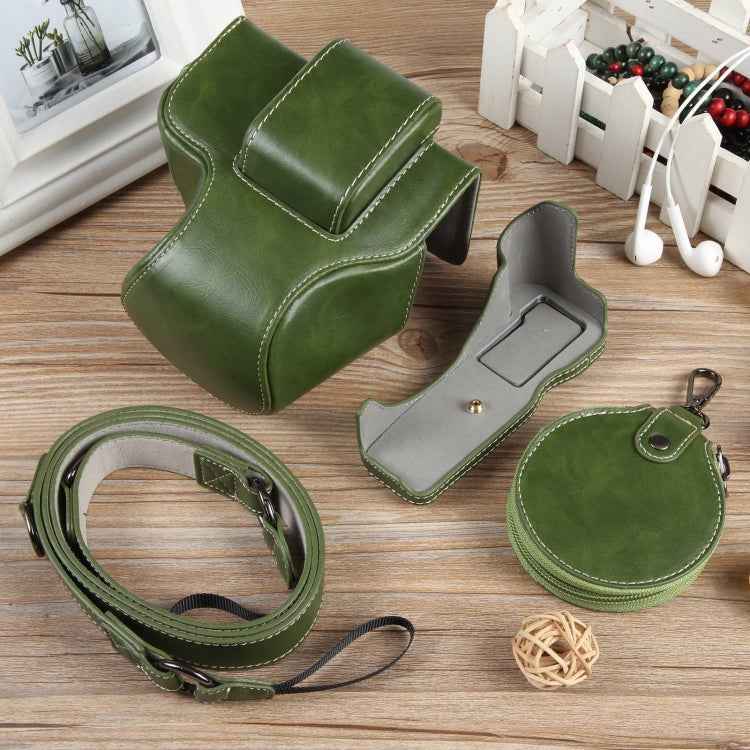 Full Body Magnetic Leather Camera Case Bag with Strap, Deluxe Edition