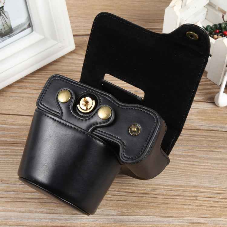 Full Body Magnetic Leather Camera Case Bag with Strap, Regular Edition