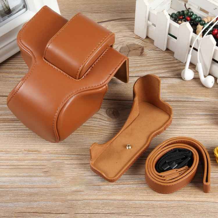 Full Body Magnetic Leather Camera Case Bag with Strap, Regular Edition