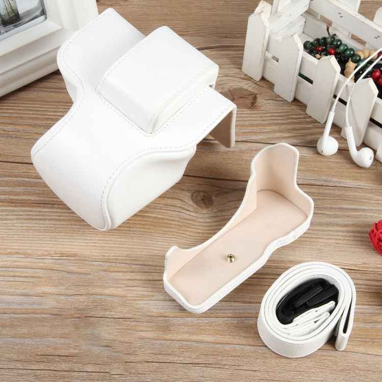 Full Body Magnetic Leather Camera Case Bag with Strap, Regular Edition