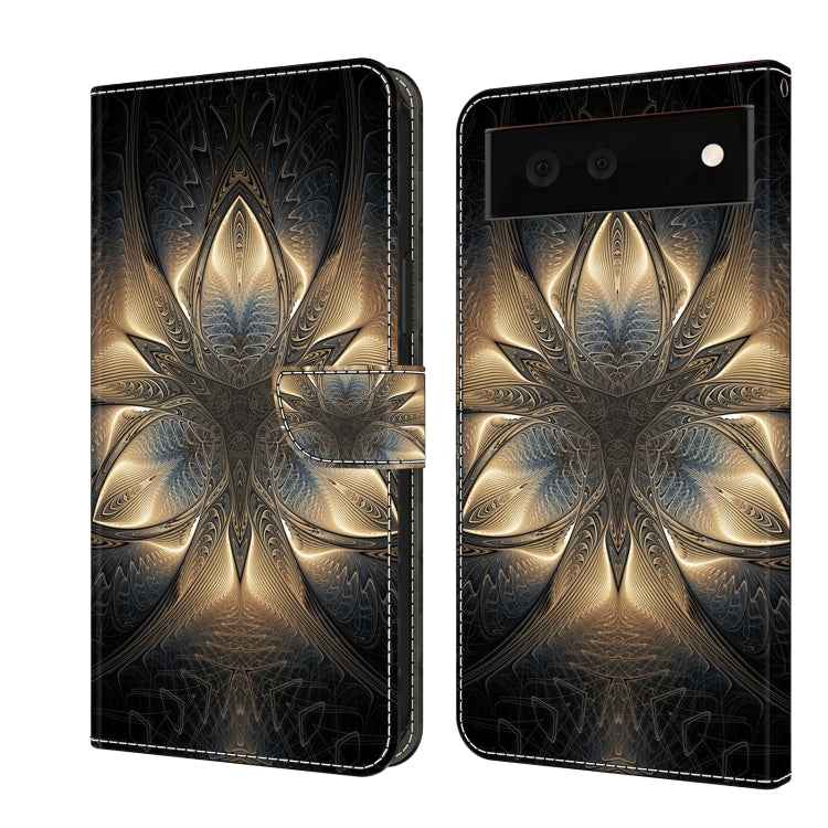 Crystal 3D Shockproof Protective Leather Phone Case, For Google Pixel 6, For Google Pixel 6 Pro