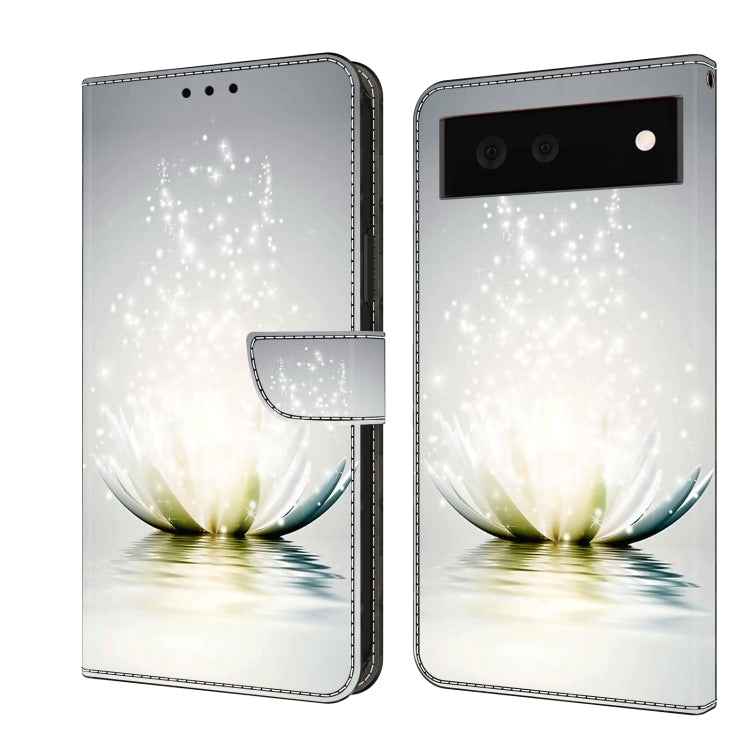 Crystal 3D Shockproof Protective Leather Phone Case, For Google Pixel 7, For Google Pixel 6a