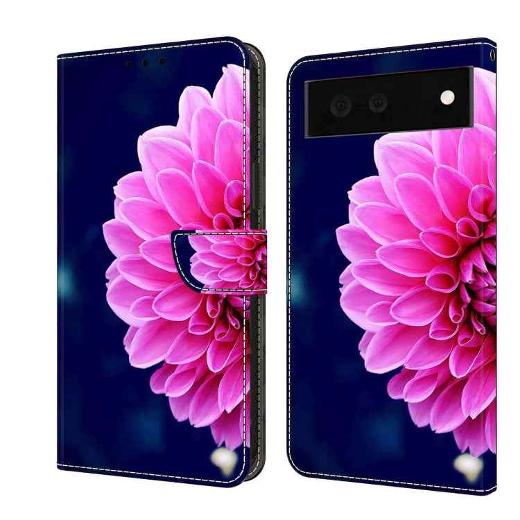 Crystal 3D Shockproof Protective Leather Phone Case, For Google Pixel 7, For Google Pixel 6a