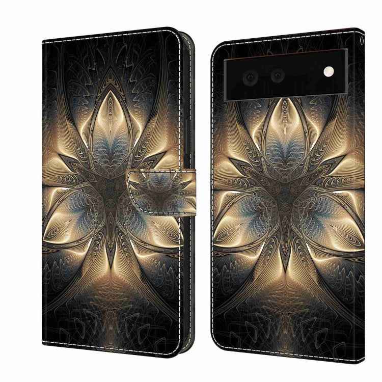 Crystal 3D Shockproof Protective Leather Phone Case, For Google Pixel 7, For Google Pixel 6a