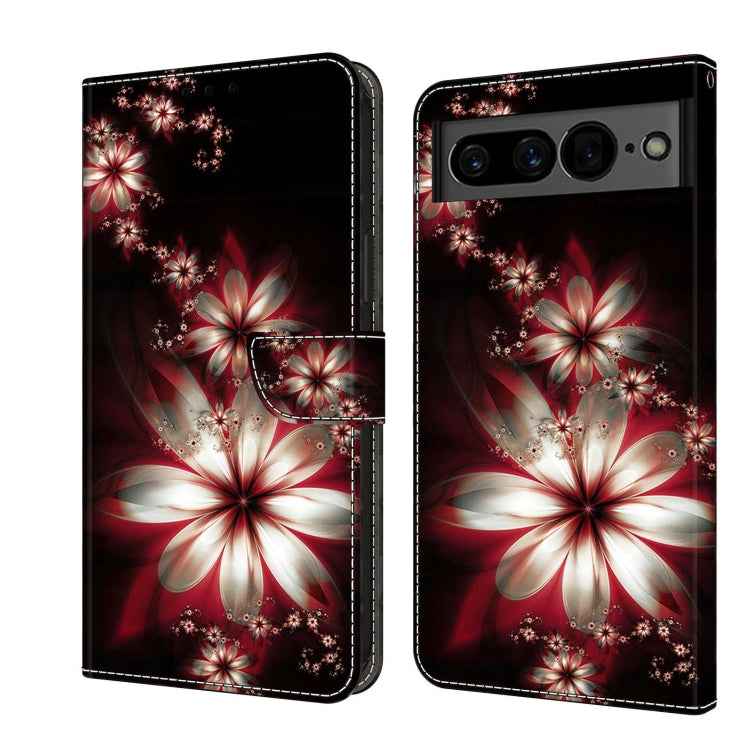 Crystal 3D Shockproof Protective Leather Phone Case, For Google Pixel 7, For Google Pixel 6a