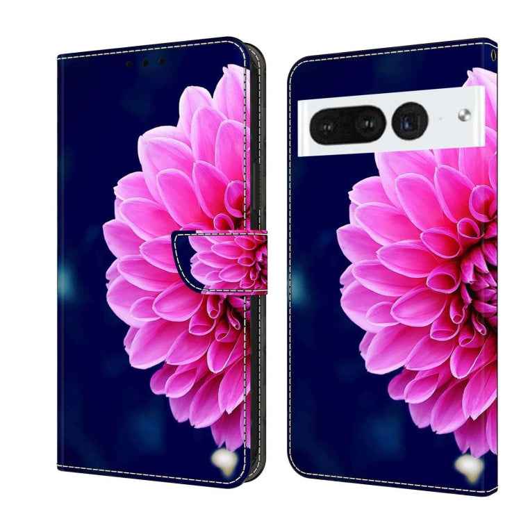 Crystal 3D Shockproof Protective Leather Phone Case, For Google Pixel 7a, For Google Pixel 7 Pro