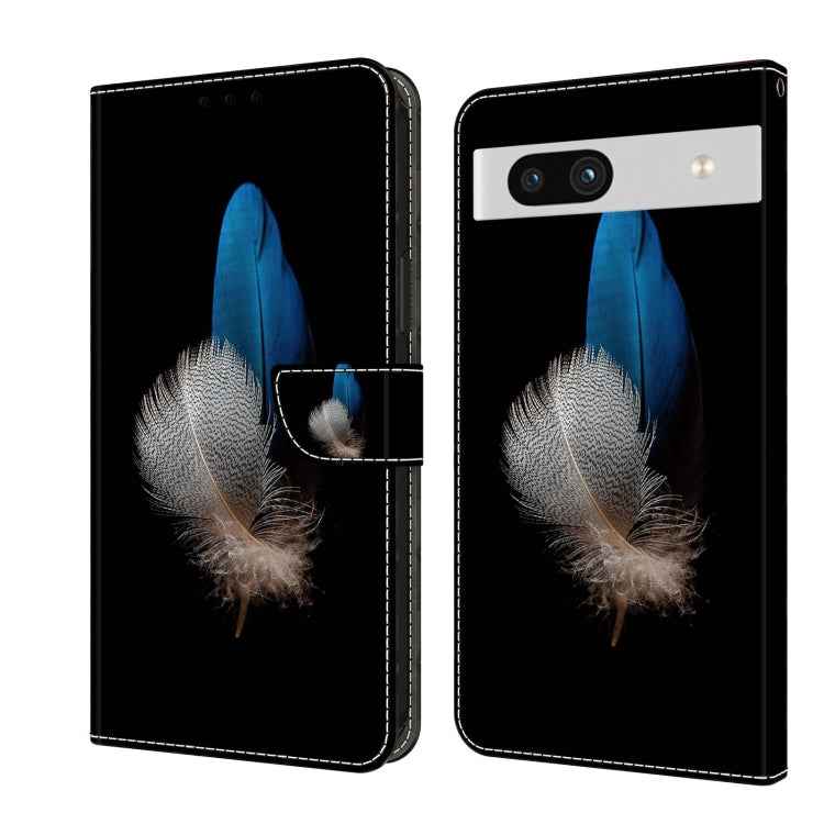 Crystal 3D Shockproof Protective Leather Phone Case, For Google Pixel 7a, For Google Pixel 7 Pro