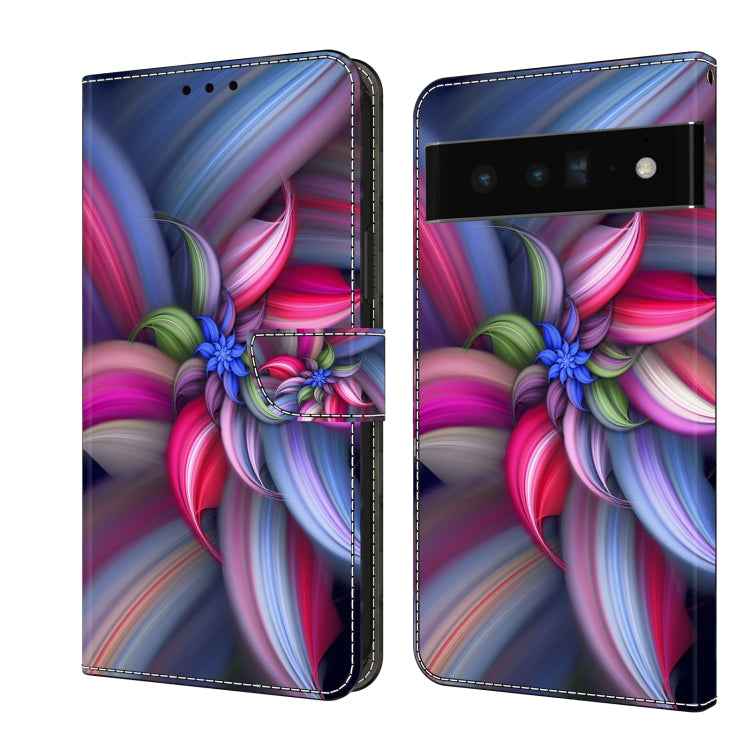 Crystal 3D Shockproof Protective Leather Phone Case, For Google Pixel 6, For Google Pixel 6 Pro