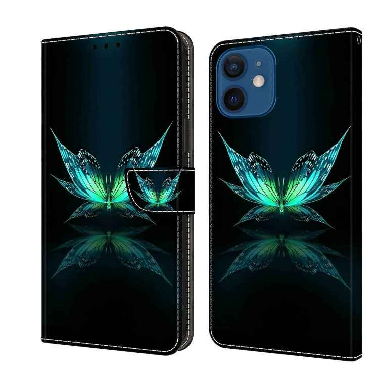 Crystal 3D Shockproof Protective Leather Phone Case, For iPhone 12 mini / 13 mini, For iPhone 12 / 12 Pro