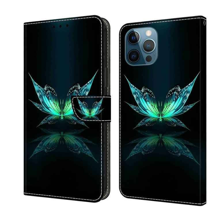 Crystal 3D Shockproof Protective Leather Phone Case, For iPhone 12 Pro Max / 13 Pro Max, For iPhone 13 Pro