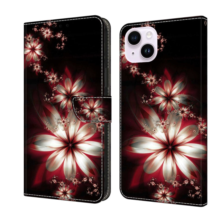 Crystal 3D Shockproof Protective Leather Phone Case, For iPhone 15 Pro Max, For iPhone 14 Plus