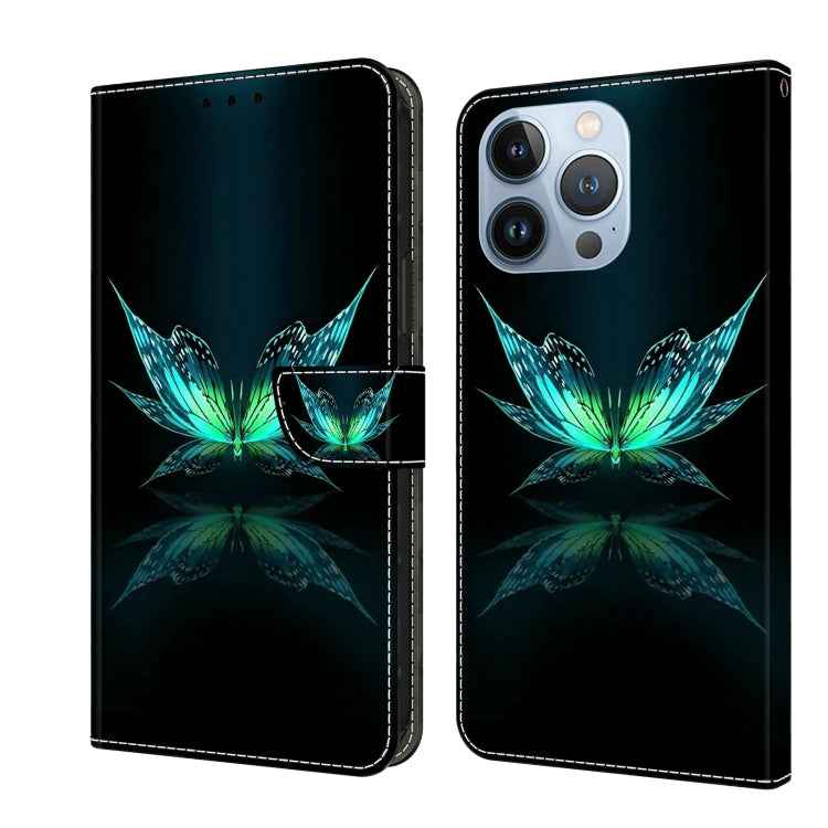 Crystal 3D Shockproof Protective Leather Phone Case, For iPhone 15 Pro Max, For iPhone 14 Plus