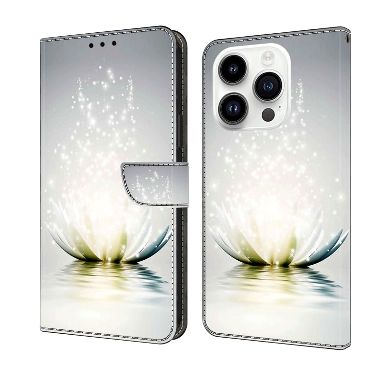 Crystal 3D Shockproof Protective Leather Phone Case, For iPhone 13 / 14, For iPhone 15 Pro