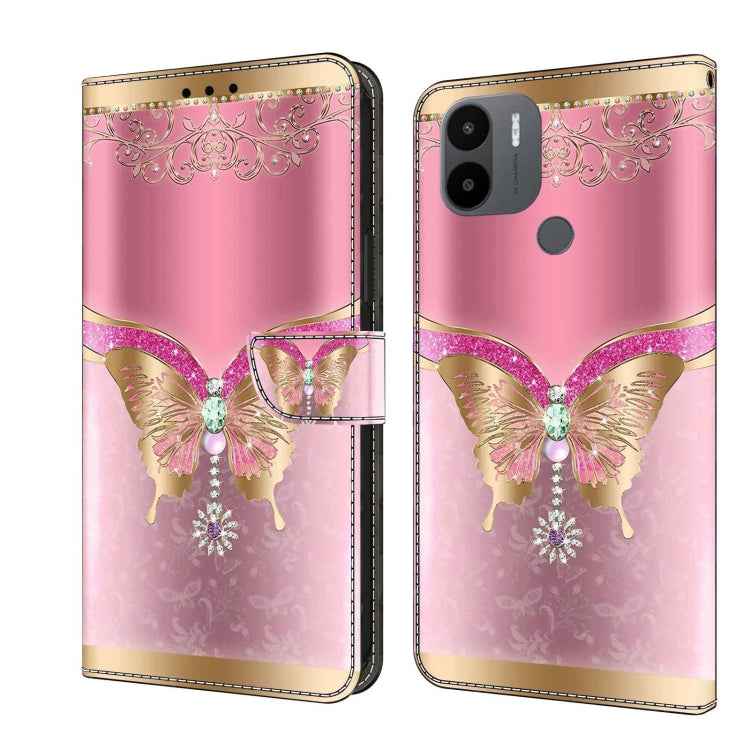 Crystal 3D Shockproof Protective Leather Phone Case, For Xiaomi Redmi A1+ / A2 / A2+, For Xiaomi 13T Pro