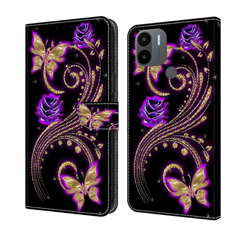 Crystal 3D Shockproof Protective Leather Phone Case, For Xiaomi Redmi A1+ / A2 / A2+, For Xiaomi 13T Pro