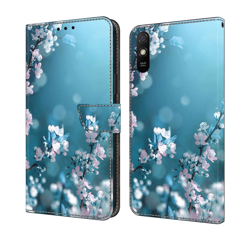 Crystal 3D Shockproof Protective Leather Phone Case, For Xiaomi Redmi 9T, For Xiaomi Redmi 9A