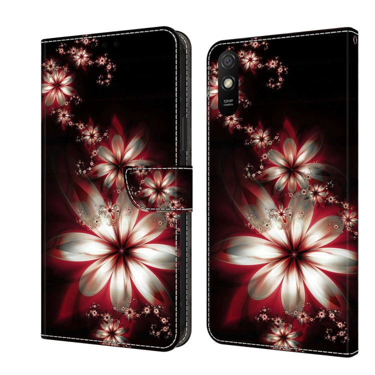 Crystal 3D Shockproof Protective Leather Phone Case, For Xiaomi Redmi 9T, For Xiaomi Redmi 9A