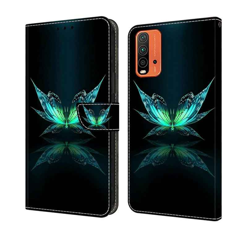Crystal 3D Shockproof Protective Leather Phone Case, For Xiaomi Redmi 9T, For Xiaomi Redmi 9A