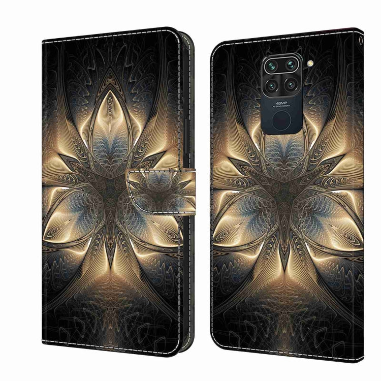 Crystal 3D Shockproof Protective Leather Phone Case, For Xiaomi Redmi Note 9, For Xiaomi Redmi Note 9 Pro