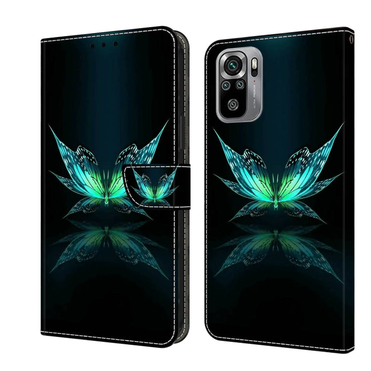 Crystal 3D Shockproof Protective Leather Phone Case, For Xiaomi Redmi Note 10 5G, For Xiaomi Redmi Note 10 4G