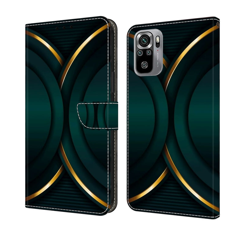 Crystal 3D Shockproof Protective Leather Phone Case, For Xiaomi Redmi Note 10 5G, For Xiaomi Redmi Note 10 4G