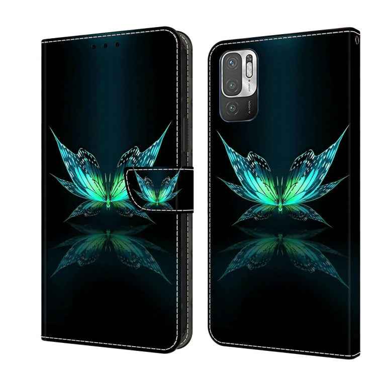 Crystal 3D Shockproof Protective Leather Phone Case, For Xiaomi Redmi Note 10 5G, For Xiaomi Redmi Note 10 4G