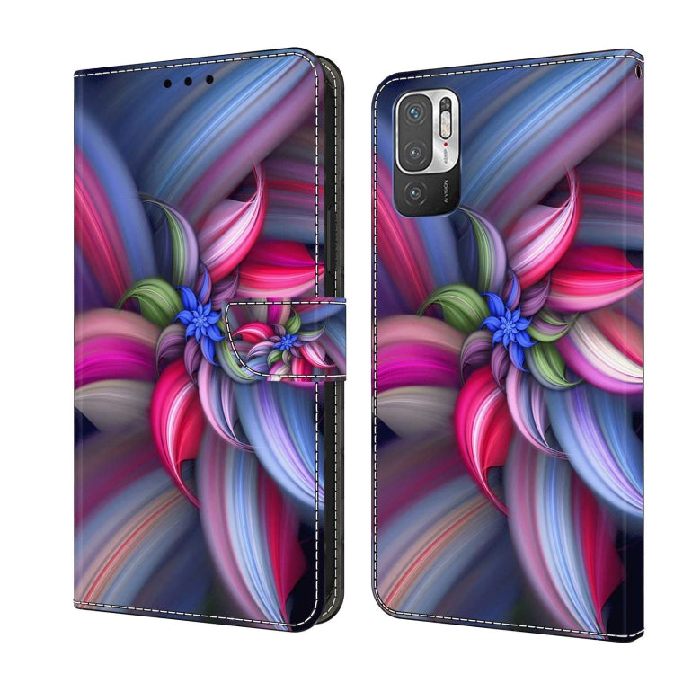 Crystal 3D Shockproof Protective Leather Phone Case, For Xiaomi Redmi Note 10 5G, For Xiaomi Redmi Note 10 4G