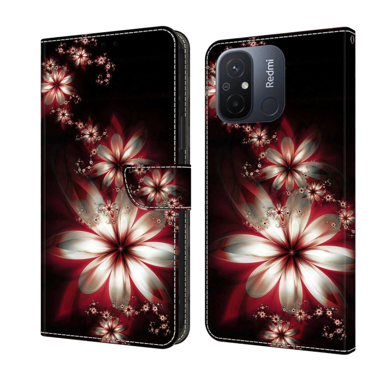 Crystal 3D Shockproof Protective Leather Phone Case, For Xiaomi Redmi Note 12 5G Global / Poco X5, For Xiaomi Redmi 11A 4G / Redmi 12C Global