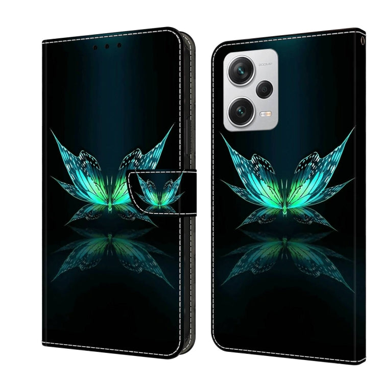 Crystal 3D Shockproof Protective Leather Phone Case, For Xiaomi Redmi Note 12 4G, For Xiaomi Redmi Note 12 Pro+