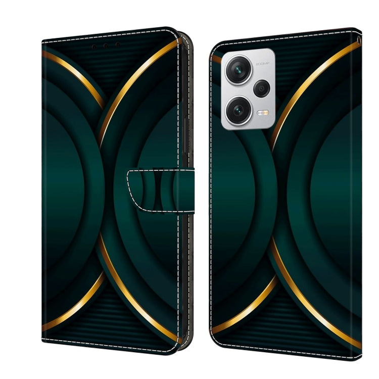 Crystal 3D Shockproof Protective Leather Phone Case, For Xiaomi Redmi Note 12 4G, For Xiaomi Redmi Note 12 Pro+