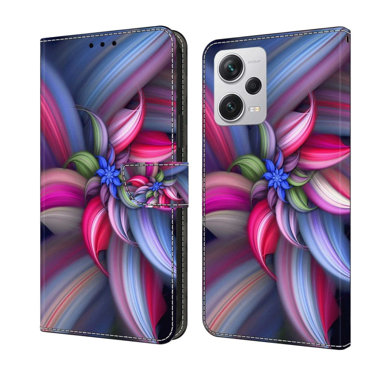 Crystal 3D Shockproof Protective Leather Phone Case, For Xiaomi Redmi Note 12 4G, For Xiaomi Redmi Note 12 Pro+