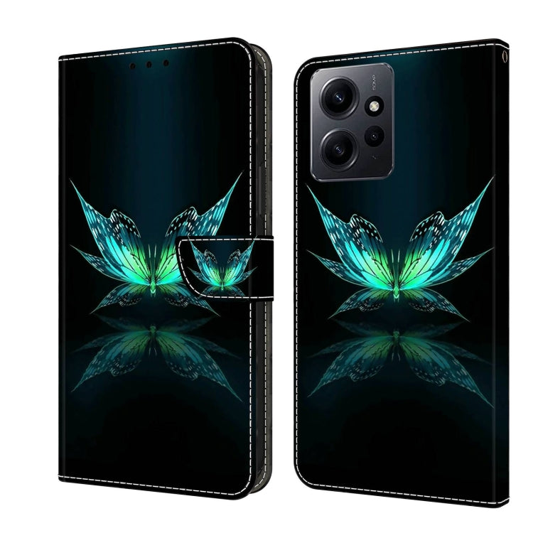 Crystal 3D Shockproof Protective Leather Phone Case, For Xiaomi Redmi Note 12 4G, For Xiaomi Redmi Note 12 Pro+
