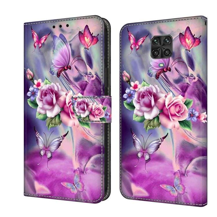 Crystal 3D Shockproof Protective Leather Phone Case, For Xiaomi Redmi Note 9, For Xiaomi Redmi Note 9 Pro